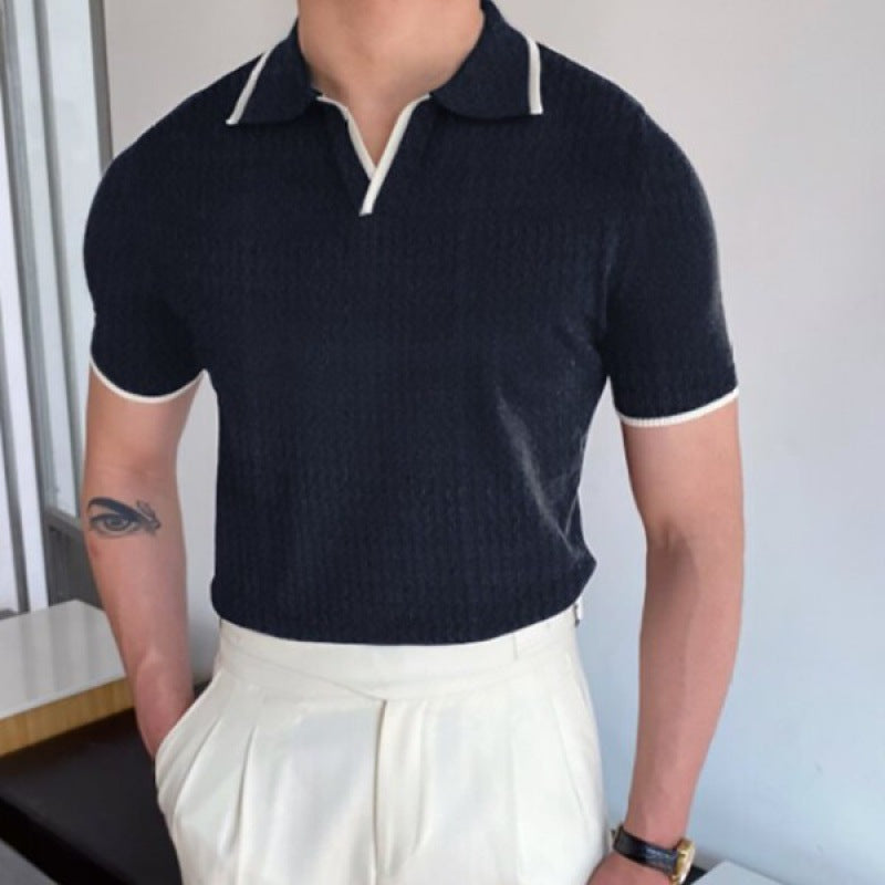 OLD MONEY V-Neck Polo