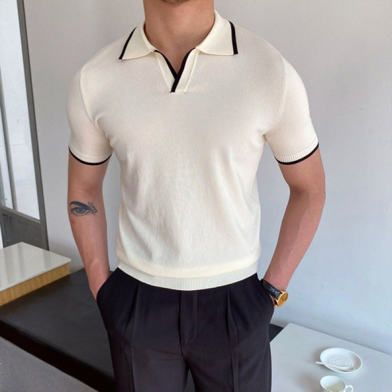 OLD MONEY V-Neck Polo