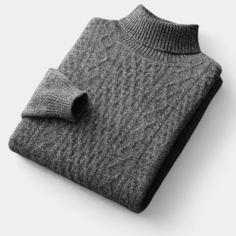 OLD MONEY Half-Collar Sweater