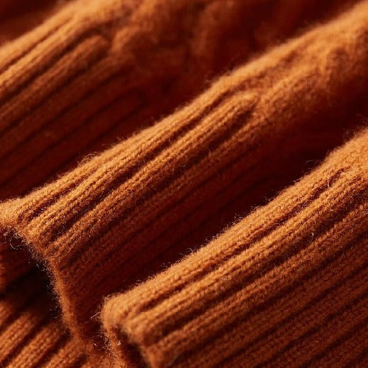 OLD MONEY Half-Collar Sweater