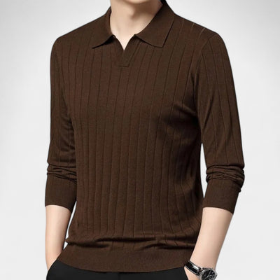 OLD MONEY Long-Sleeve Polo