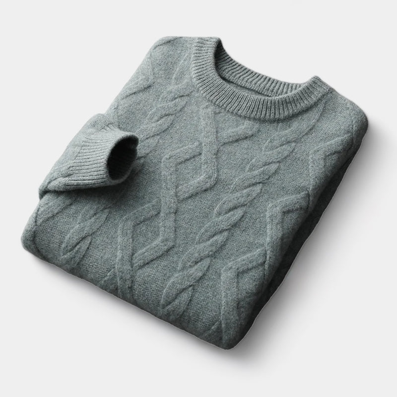 OLD MONEY Quilted Sweater