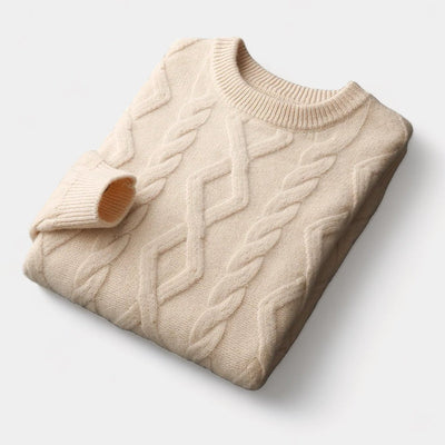 OLD MONEY Quilted Sweater