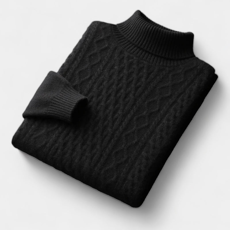 OLD MONEY Half-Collar Sweater