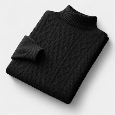 OLD MONEY Half-Collar Sweater