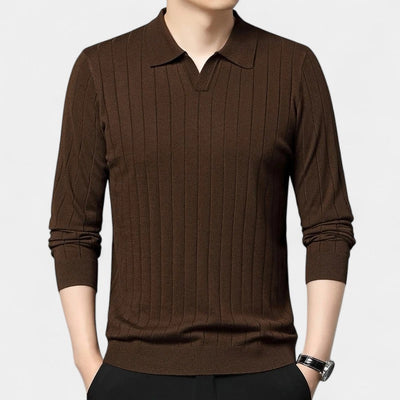 OLD MONEY Long-Sleeve Polo