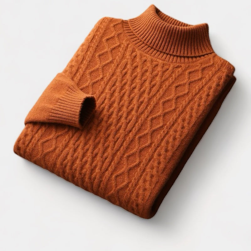 OLD MONEY Half-Collar Sweater