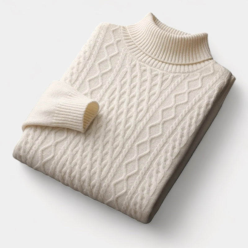 OLD MONEY Half-Collar Sweater