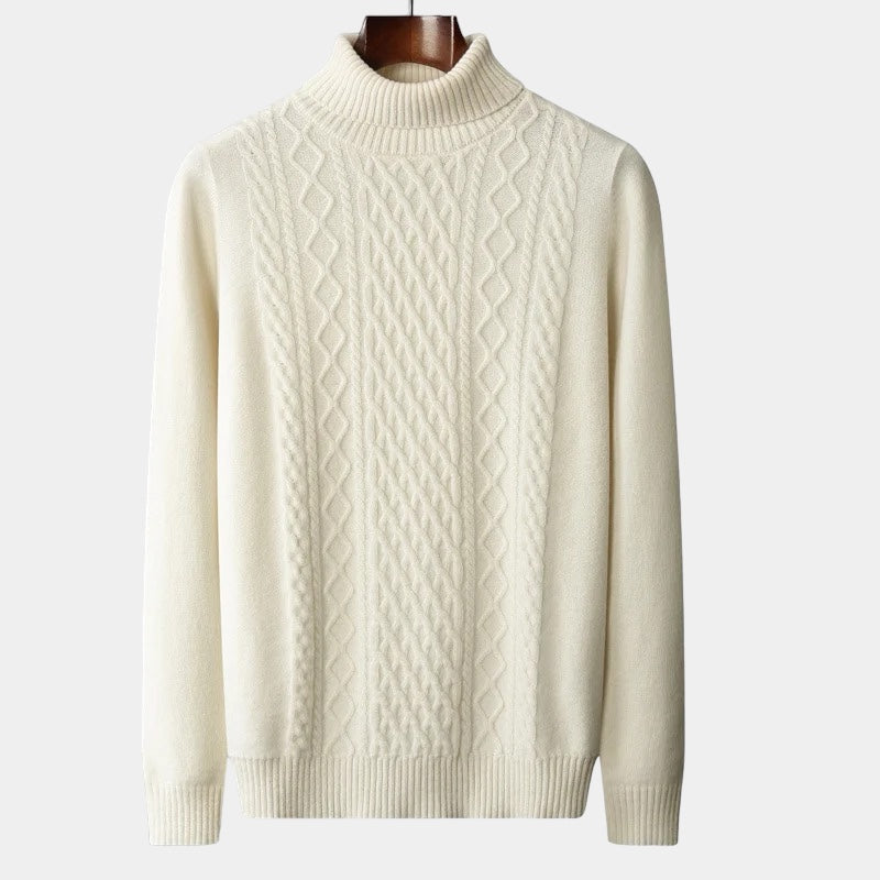 OLD MONEY Half-Collar Sweater