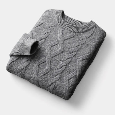 OLD MONEY Quilted Sweater