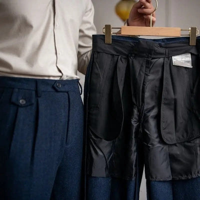 OLD MONEY Straight-Leg Trousers