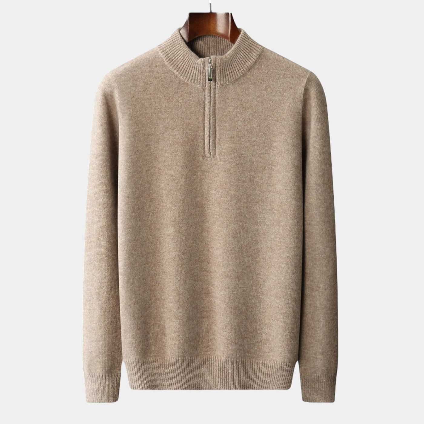 OLD MONEY Quarter-Zip Sweater