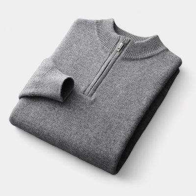 OLD MONEY Quarter-Zip Sweater