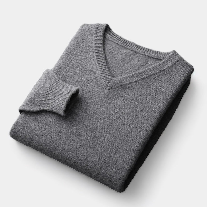 OLD MONEY V-Neck Sweater
