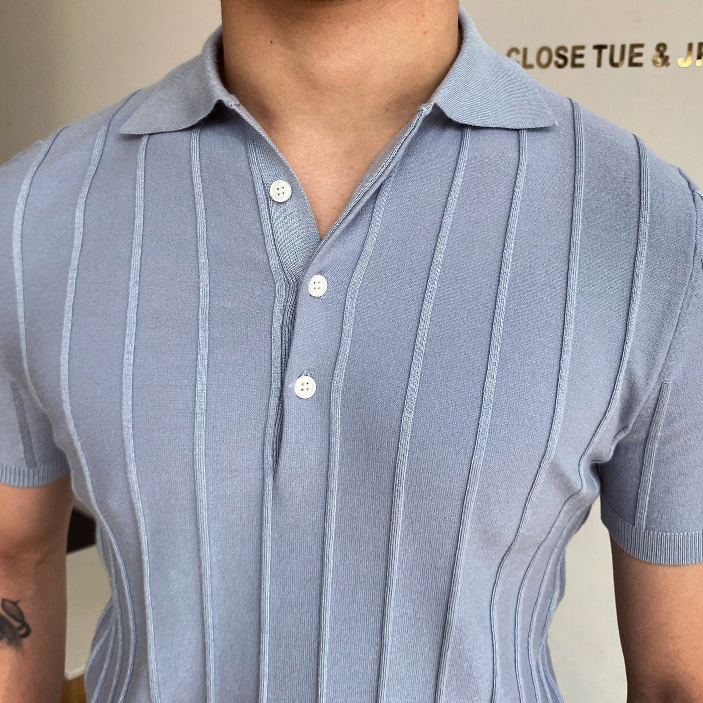 OLD MONEY Striped Polo