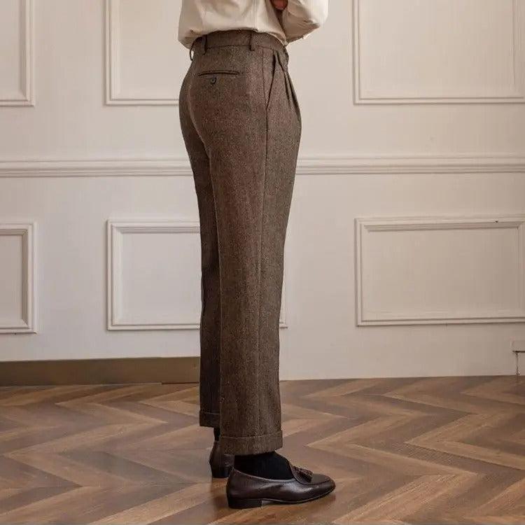 OLD MONEY Straight-Leg Trousers
