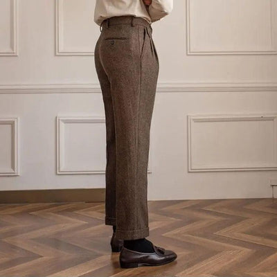 OLD MONEY Straight-Leg Trousers