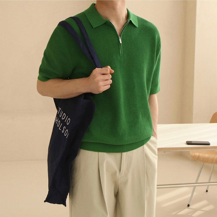 OLD MONEY Polo with Zip