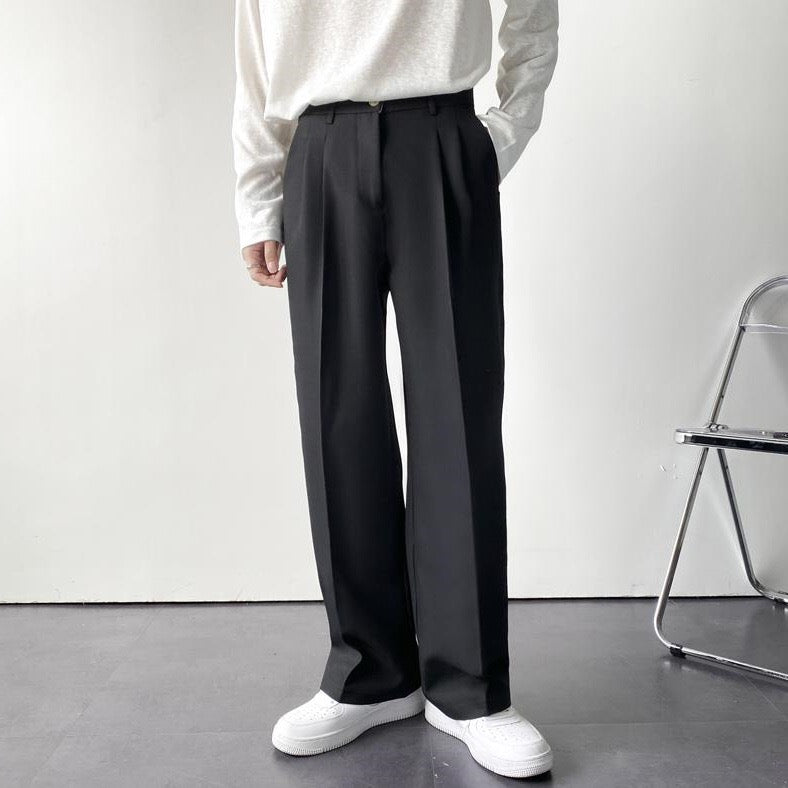 OLD MONEY Straight-Leg Trousers