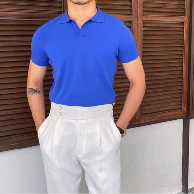 OLD MONEY V-Neck Polo