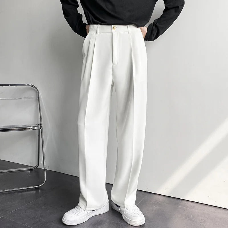 OLD MONEY Straight-Leg Trousers