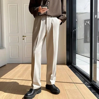 OLD MONEY Straight-Leg Trousers