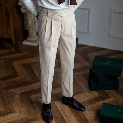 OLD MONEY Straight-Leg Trousers