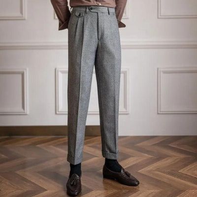 OLD MONEY Straight-Leg Trousers