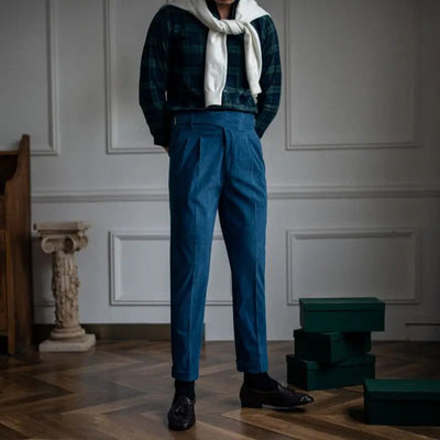 OLD MONEY Straight-Leg Trousers