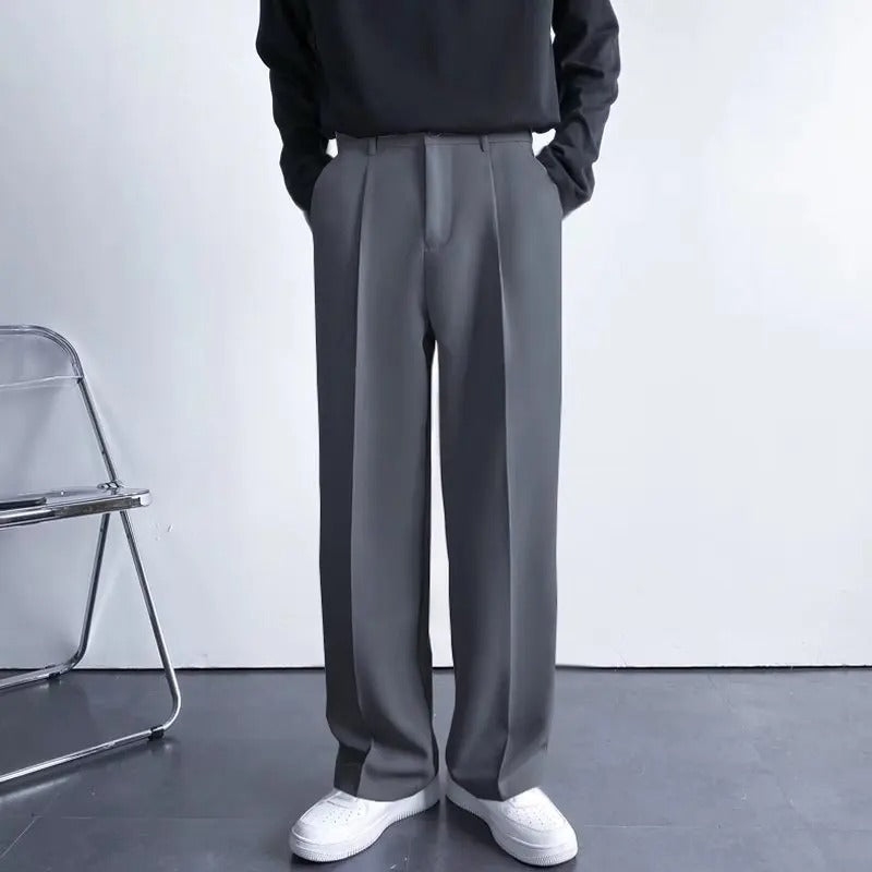 OLD MONEY Straight-Leg Trousers