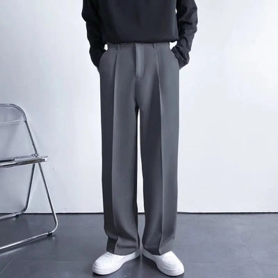 OLD MONEY Straight-Leg Trousers