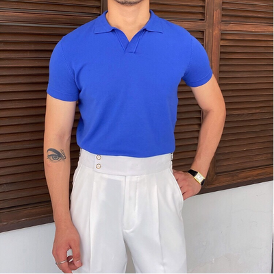 OLD MONEY V-Neck Polo