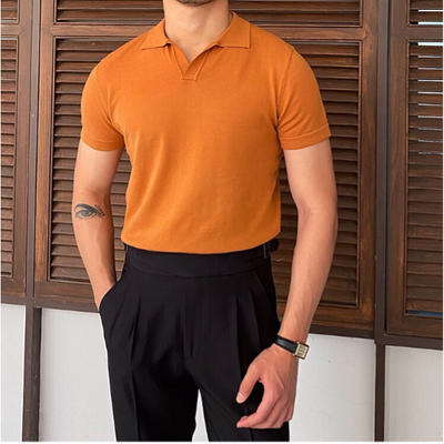 OLD MONEY V-Neck Polo