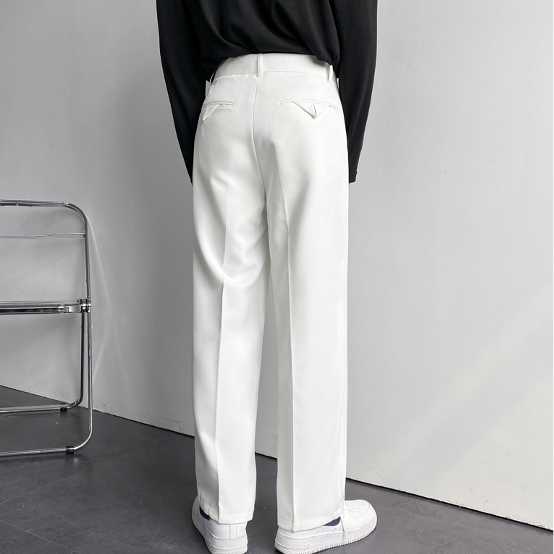 OLD MONEY Straight-Leg Trousers